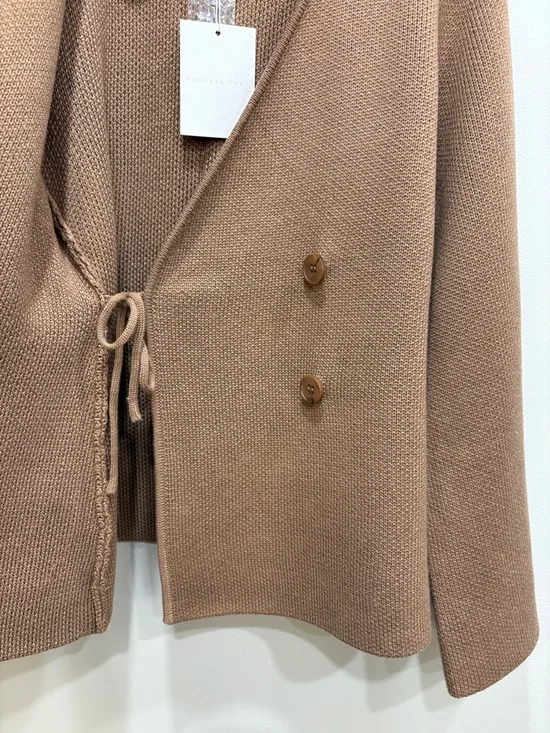 ENDLESS ROSE Wrap Sweater Cardigan in Color Mousse - Picture 7 of 9